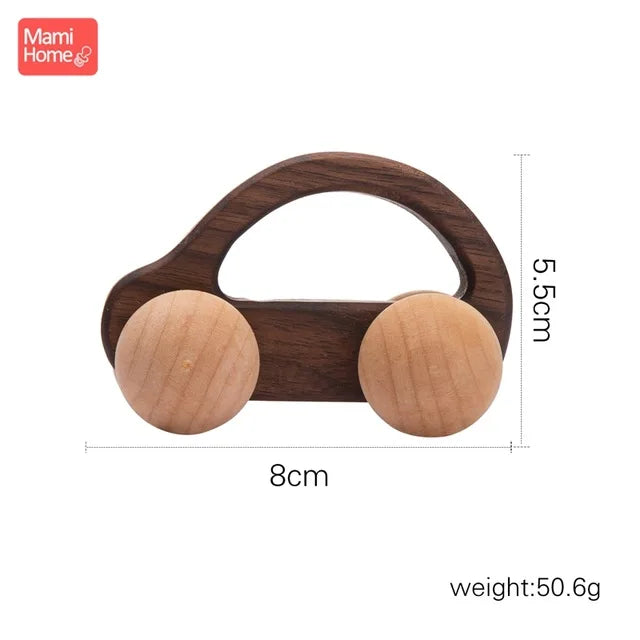 Wooden Montessori  Baby wooden Dragging Toys