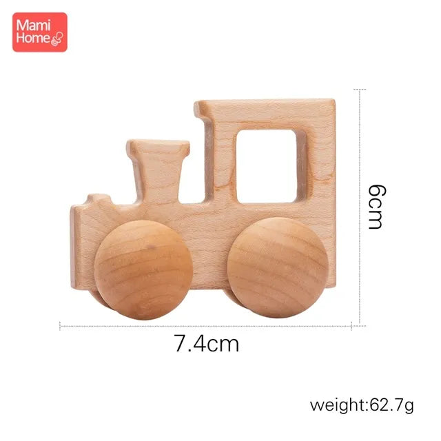 Wooden Montessori  Baby wooden Dragging Toys