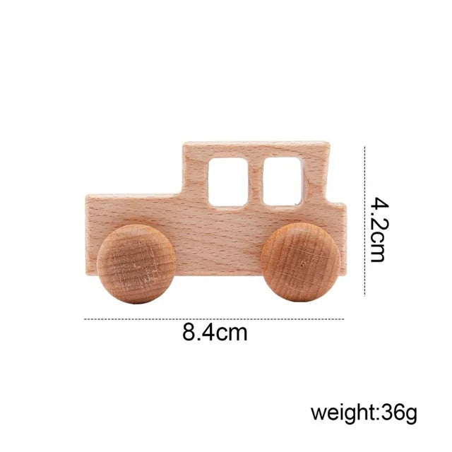 Wooden Montessori  Baby wooden Dragging Toys