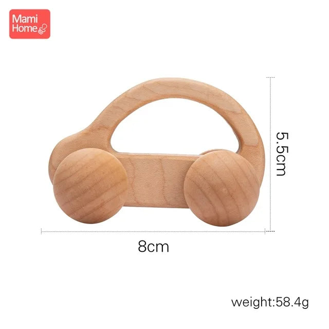 Wooden Montessori  Baby wooden Dragging Toys