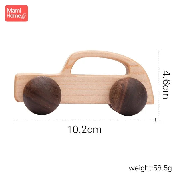 Wooden Montessori  Baby wooden Dragging Toys