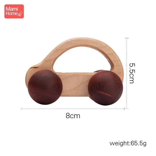 Wooden Montessori  Baby wooden Dragging Toys