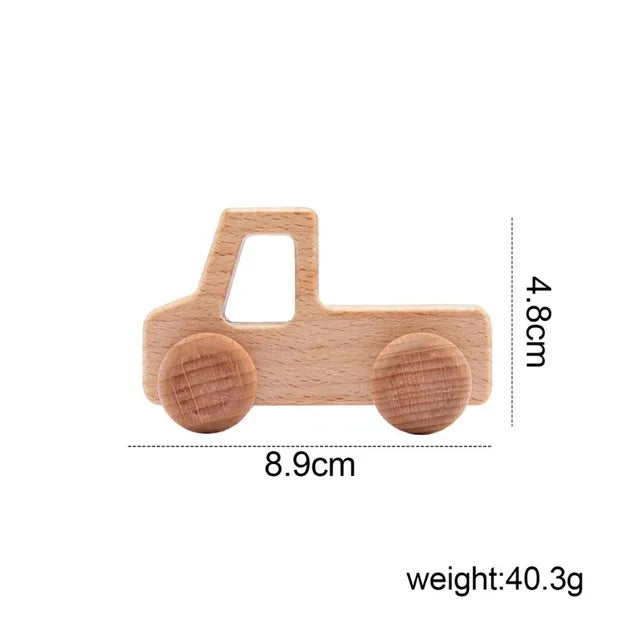 Wooden Montessori  Baby wooden Dragging Toys