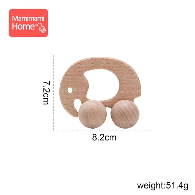 Wooden Montessori  Baby wooden Dragging Toys