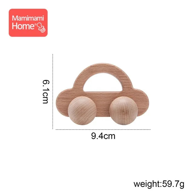 Wooden Montessori  Baby wooden Dragging Toys