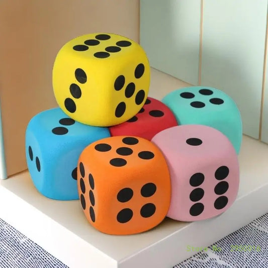 1PC 8cm Large Foam Dot Dices  Math Toy