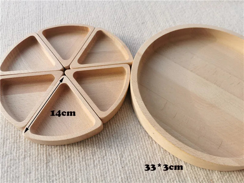 Wooden Montessori Sensory Sorting Trays