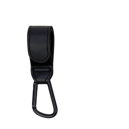 1/2pcs PU Leather Baby Bag Stroller Hook, Clip
