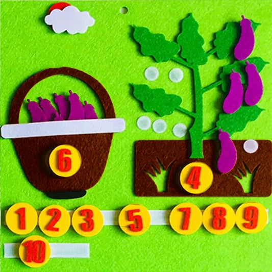Montessori Math Picking Vegetables