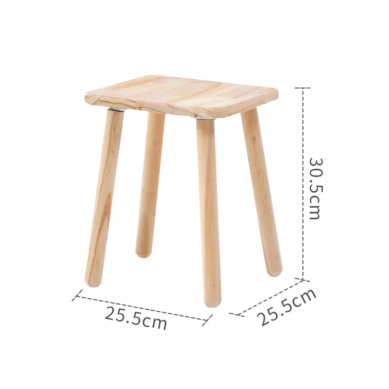 Solid Wood Children's Building Block Table