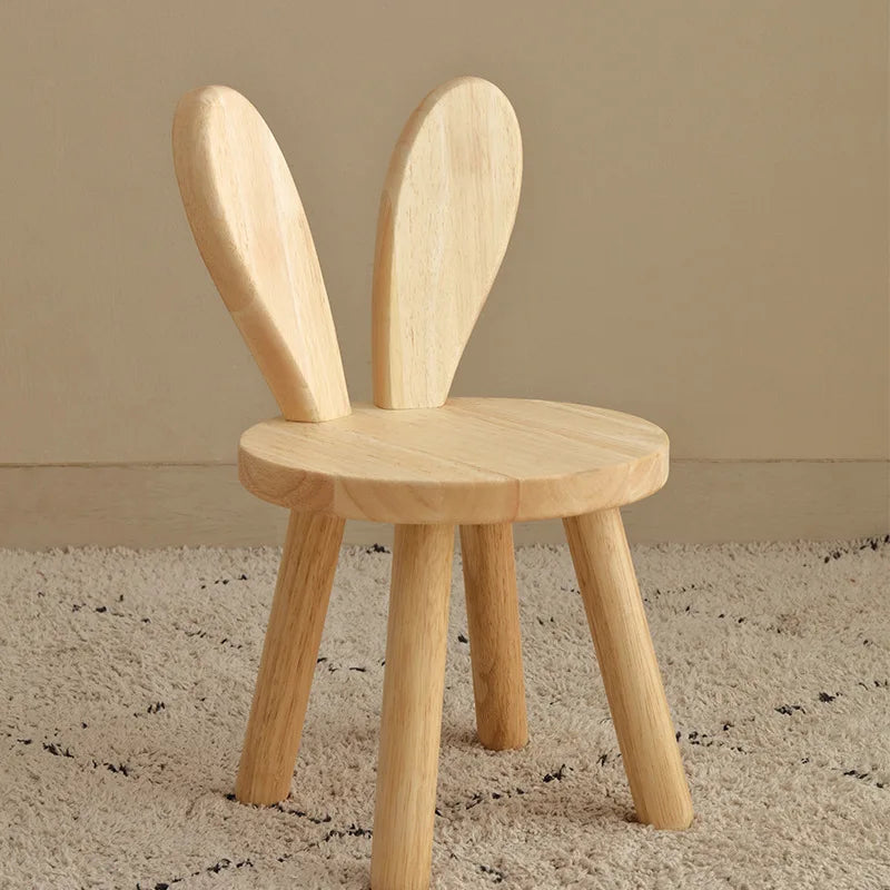 Solid Wood Childrens Small Chair