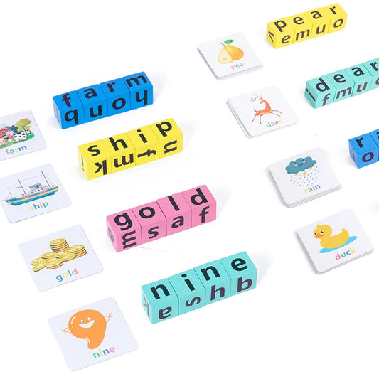 Montessori Letter Spelling  Words with Cards