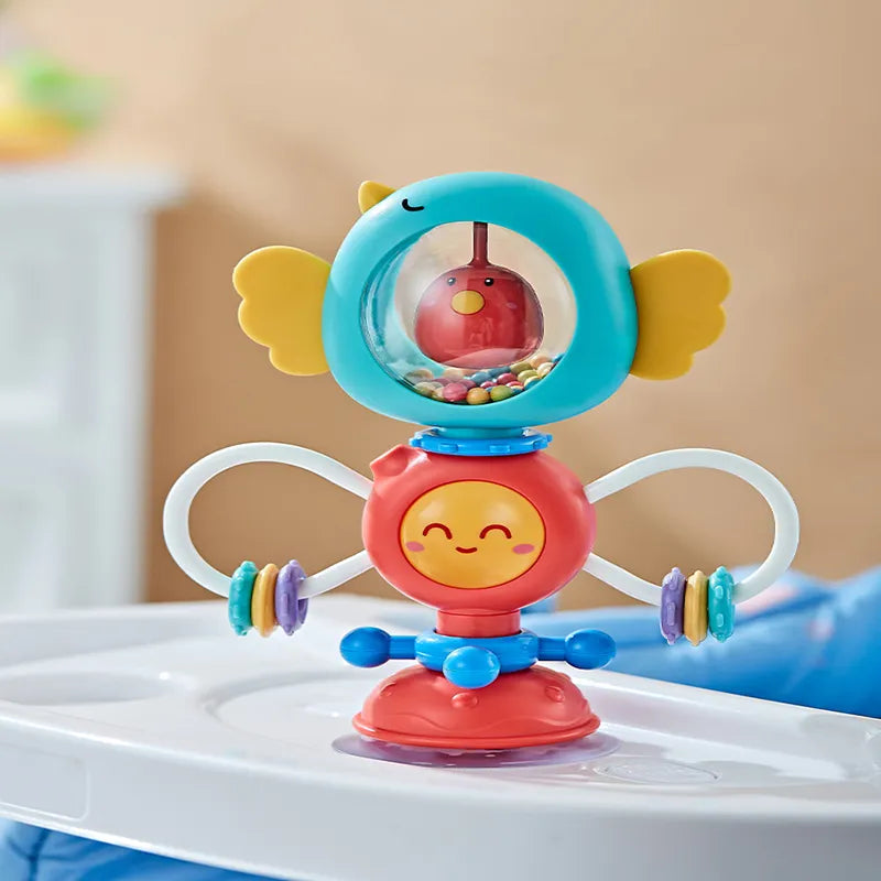 Baby Montessori Suction Activity Rattle