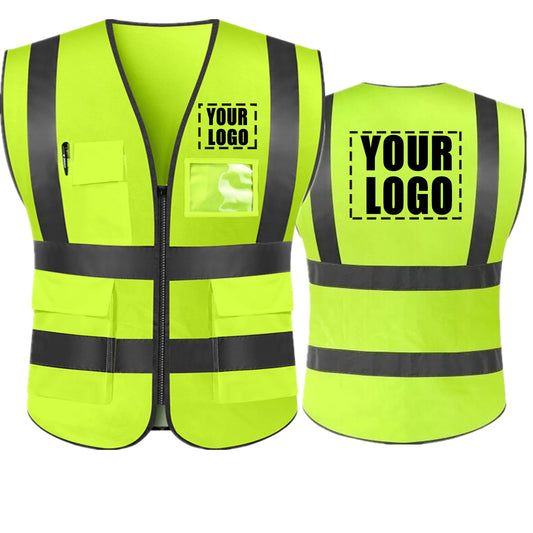 Custom Logo High Visibility Vest for staff