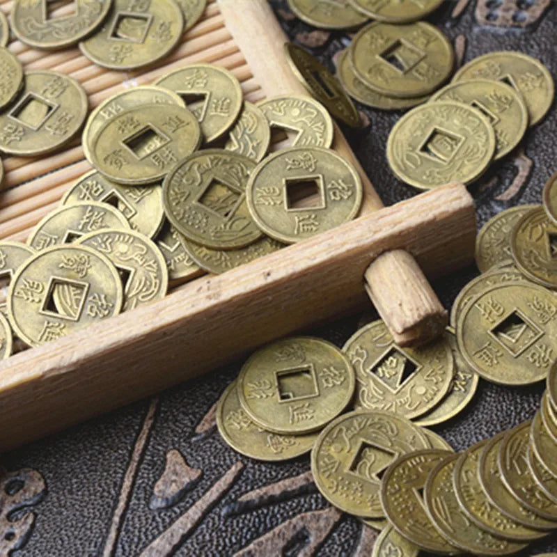 10Pcs Chinese Feng Shui Lucky Ching/Ancient Coins