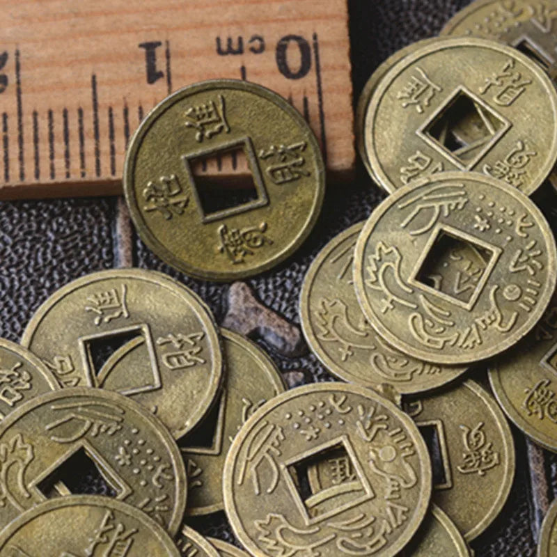 10Pcs Chinese Feng Shui Lucky Ching/Ancient Coins