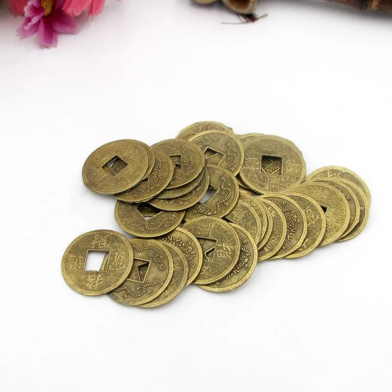 10Pcs Chinese Feng Shui Lucky Ching/Ancient Coins