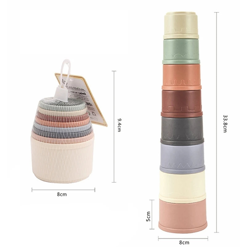 Montessori  Baby Stacking Cup Toys