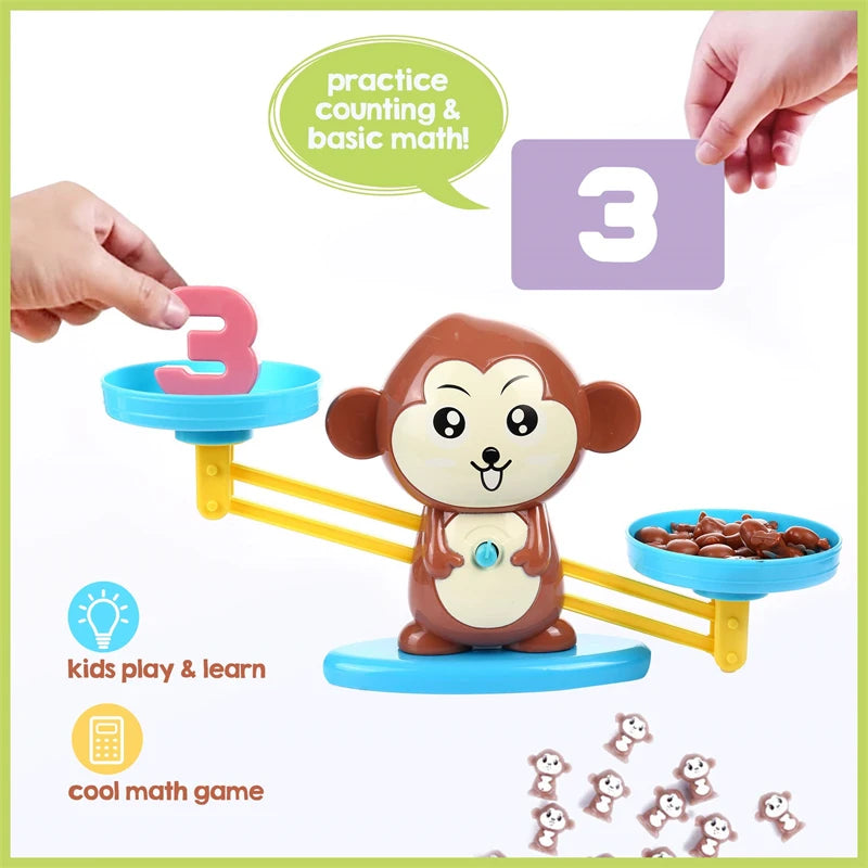 Montessori Monkey Balance Math Game