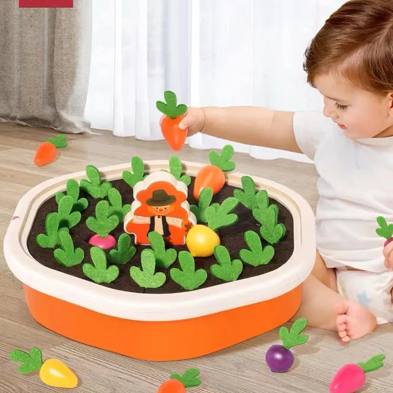 Baby Montessori Pull Carrot Set