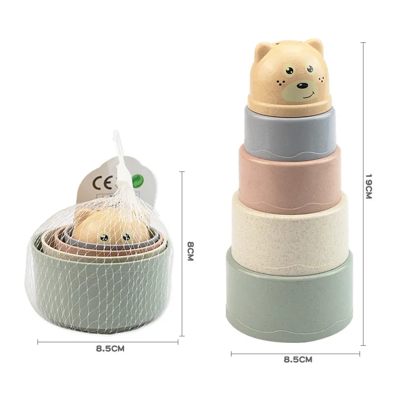 Montessori  Baby Stacking Cup Toys