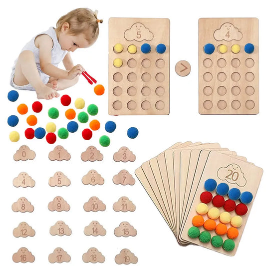 Montessori Early learning, Fine Motor Training, Counting Learning Sensory Education