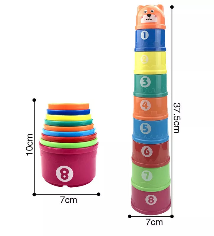 Montessori  Baby Stacking Cup Toys