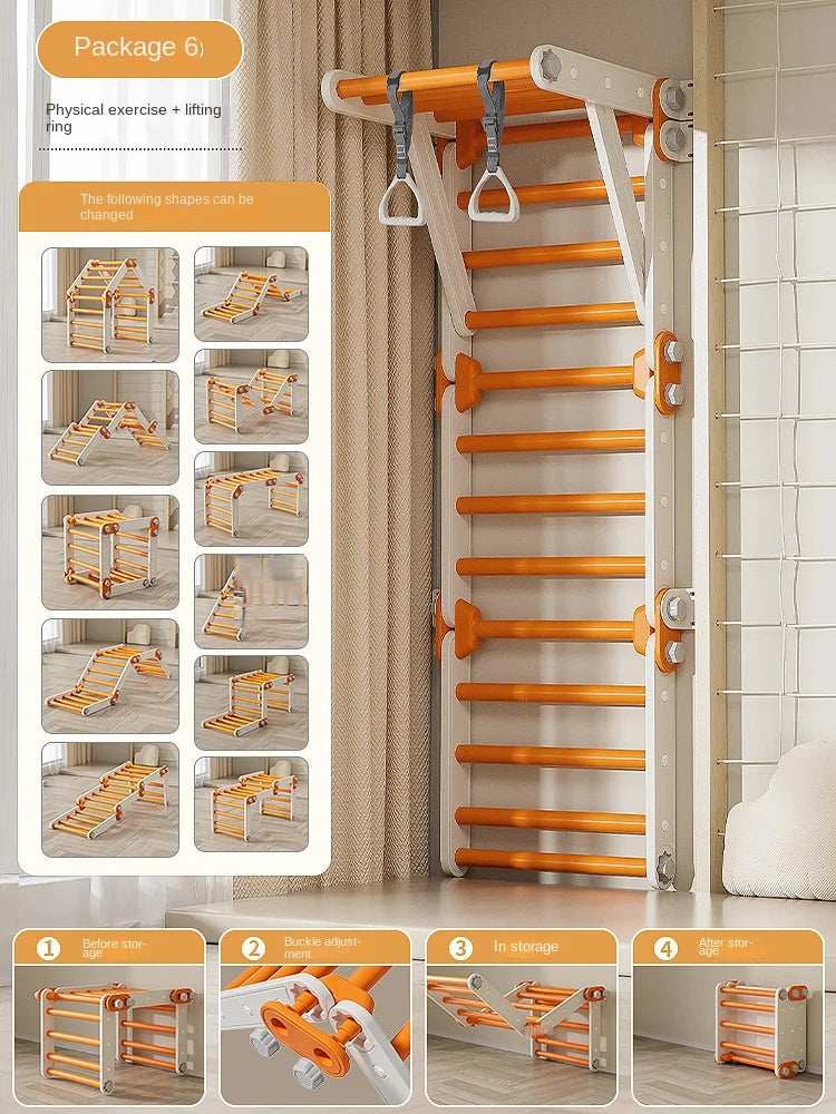 Baby Slide Indoor Household Children's Folding Multi functional Climbing Frame for Children