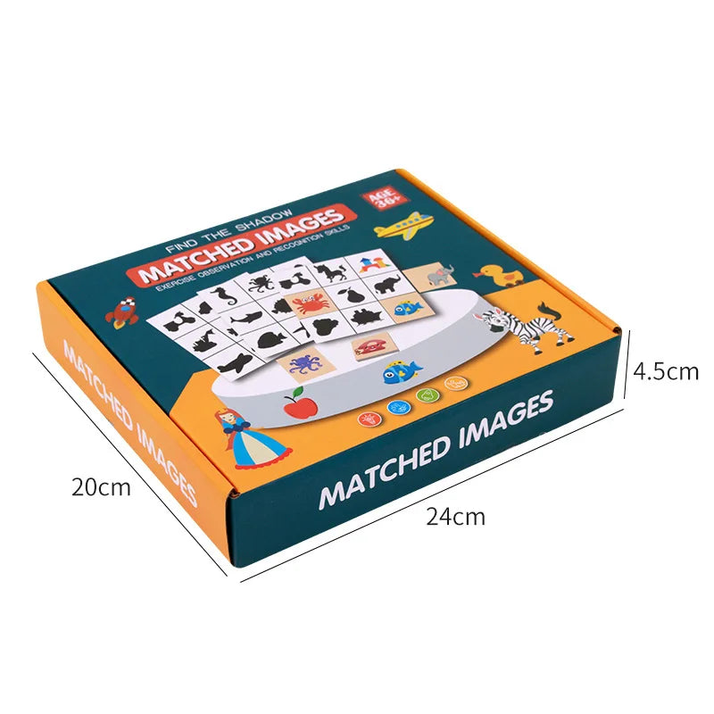 Montessori Shape Matching Board Game