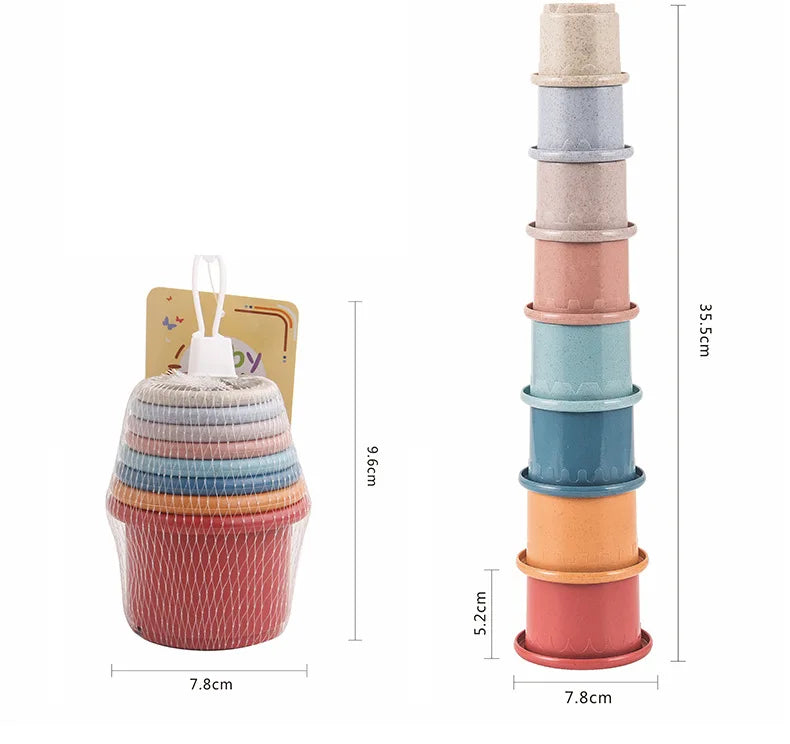 Montessori  Baby Stacking Cup Toys