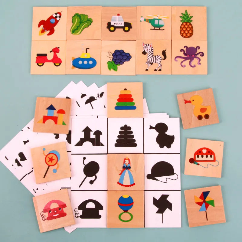 Montessori Shape Matching Board Game