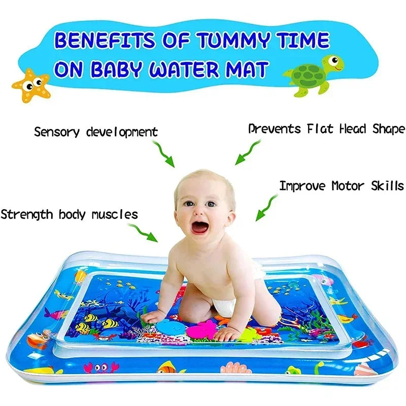 Baby Water Play Mat Inflatable Tummy Time