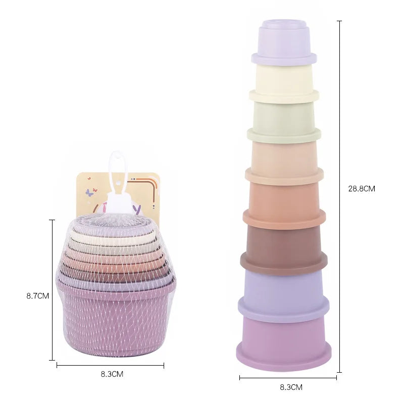 Montessori  Baby Stacking Cup Toys