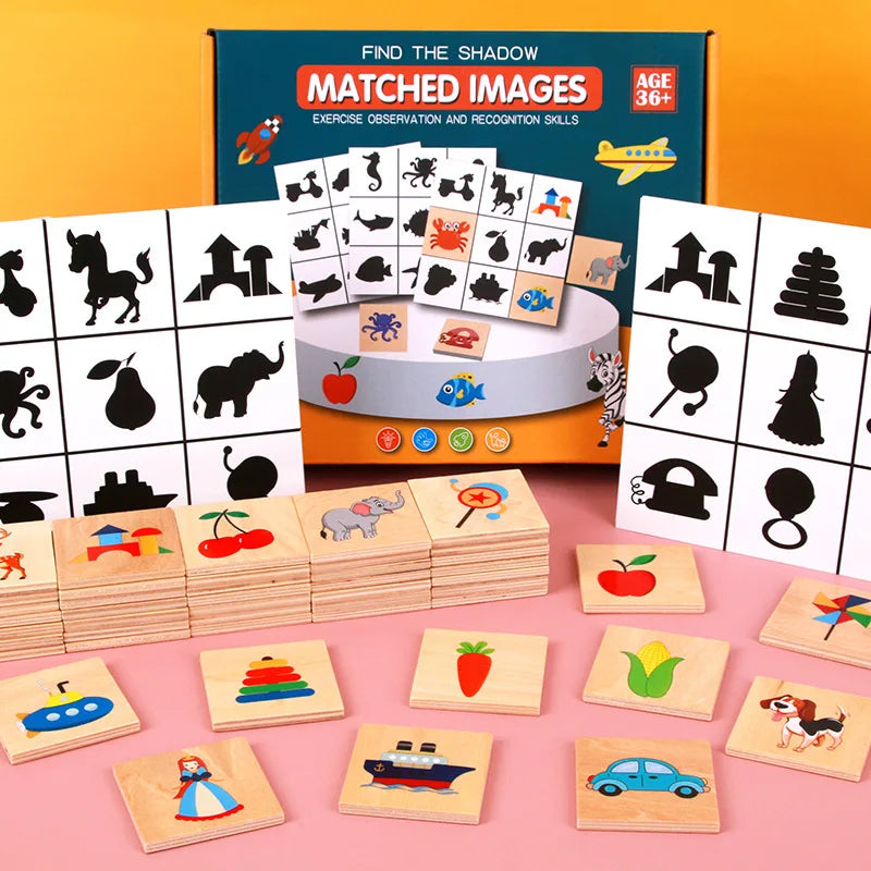 Montessori Shape Matching Board Game