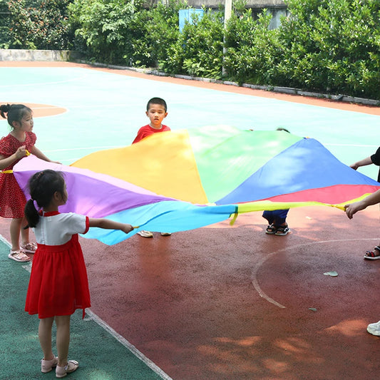 2-6M Diameter Outdoor Rainbow Parachute