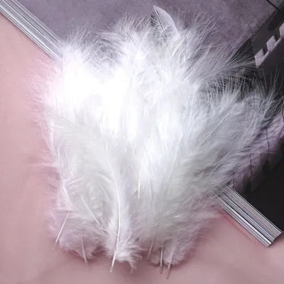 50pcs Natural Feathers 4-6 Inches 10-15cm