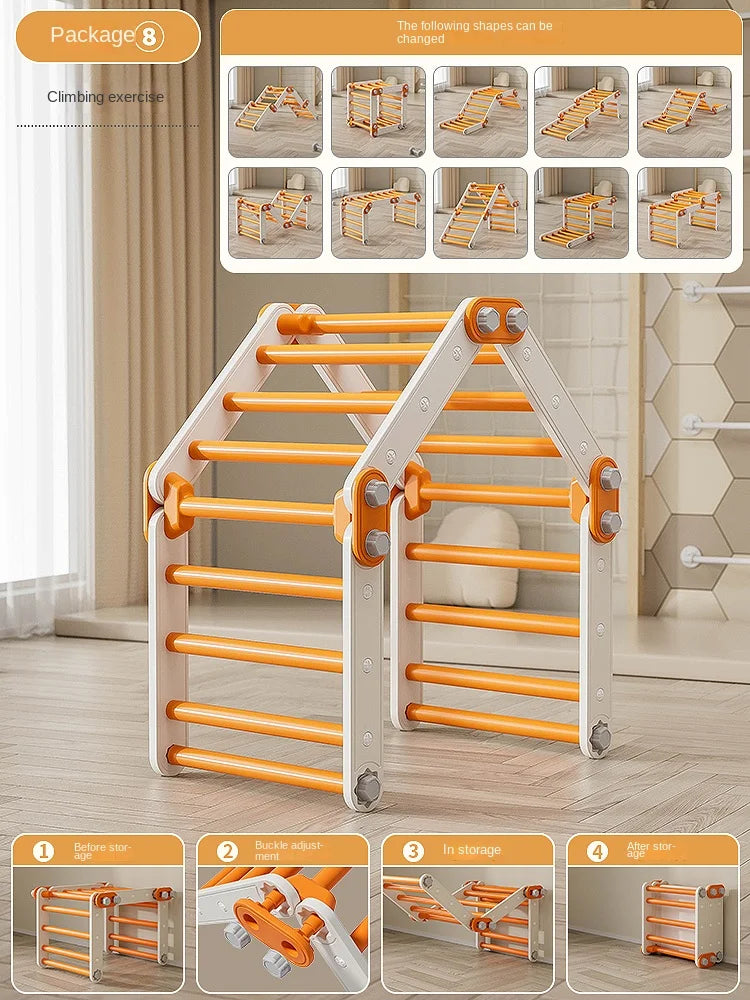 Baby Slide Indoor Household Children's Folding Multi functional Climbing Frame for Children