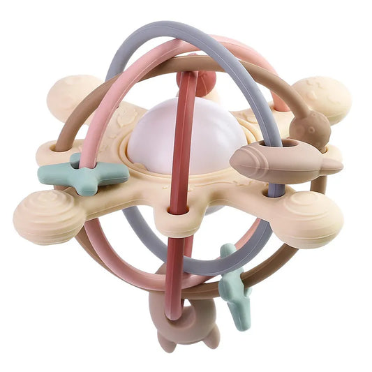 Montessori Newborn Baby Rattle & Sensory Teether