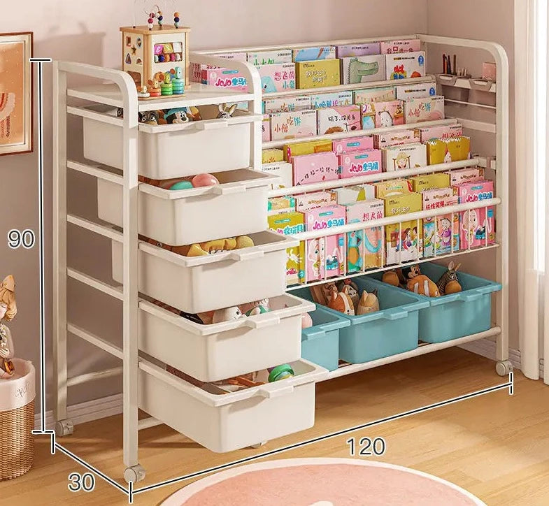 Simple Bookshelves, Floor Shelves, Children's Bookcase