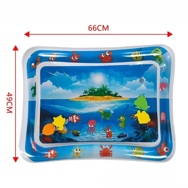 Baby Water Play Mat Inflatable Tummy Time