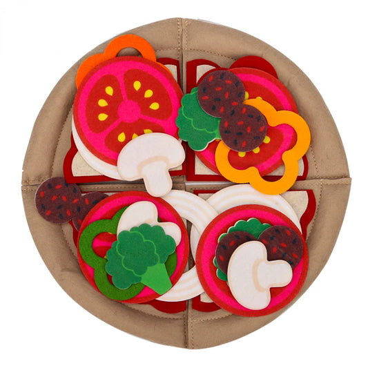 40 pc Felt Pizza Food Set