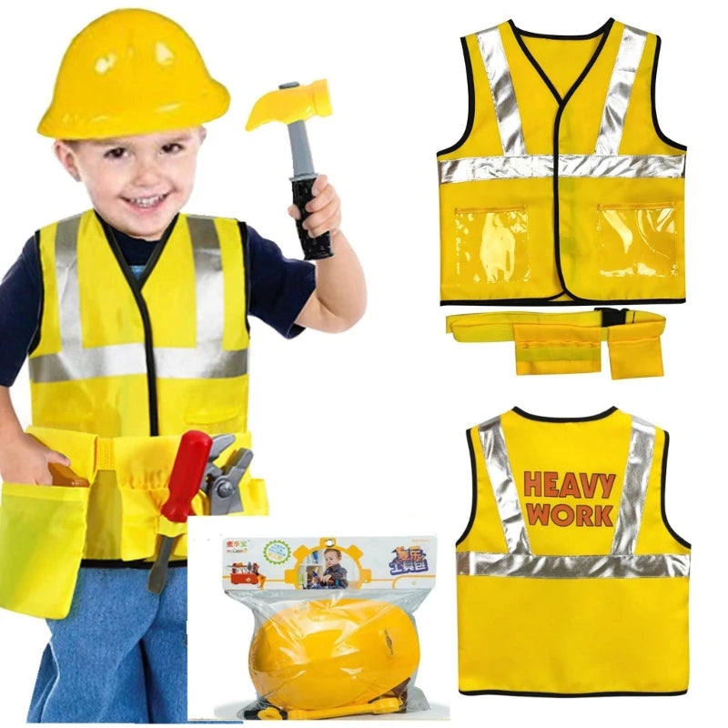 Construction Worker Costume For Role Play