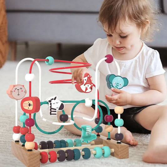 Montessori Baby Toys Wooden Maze