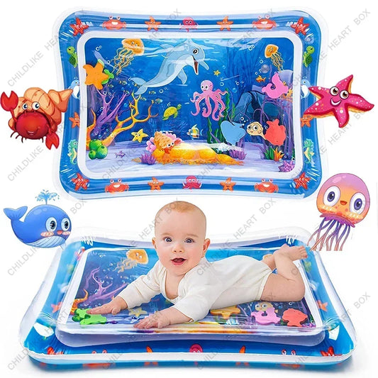 Baby Water Play Mat Inflatable Tummy Time