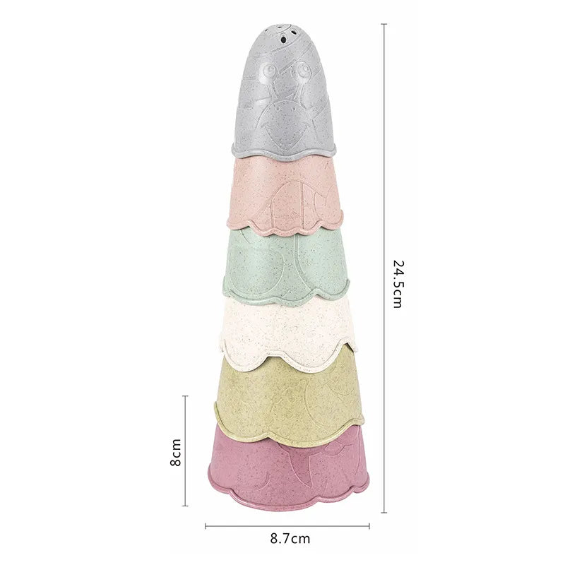 Montessori  Baby Stacking Cup Toys