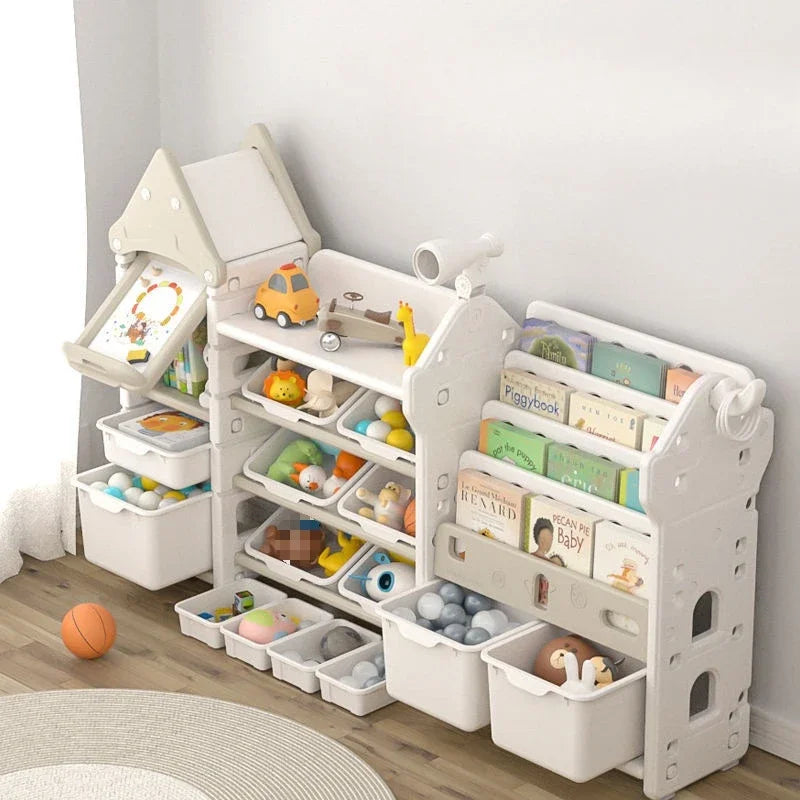 Furniture  Montessori Bookshelf Kids Book Shelf  Storage Book Organizer for Kids Children's Toy  Storage Box Desktop Bookshelf
