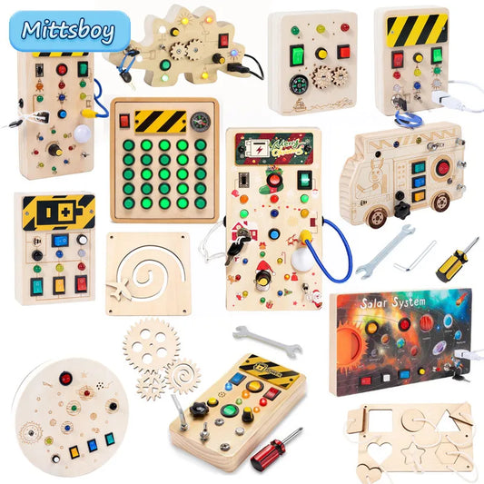 Montessori  Busy Board Accessory Educational Sensory Toys