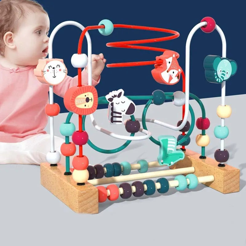 Montessori Baby Toys Wooden Maze