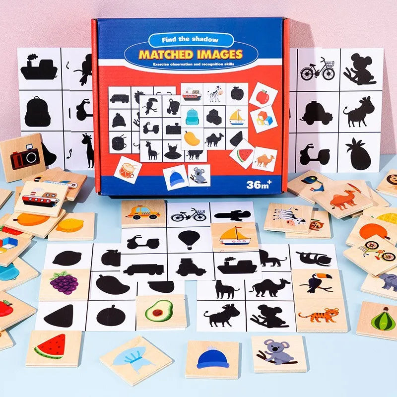 Montessori Shape Matching Board Game