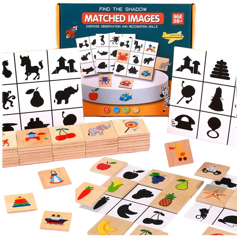 Montessori Shape Matching Board Game